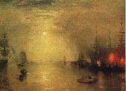 Joseph Mallord William Turner Keelman Heaving in Coals by Night oil painting reproduction